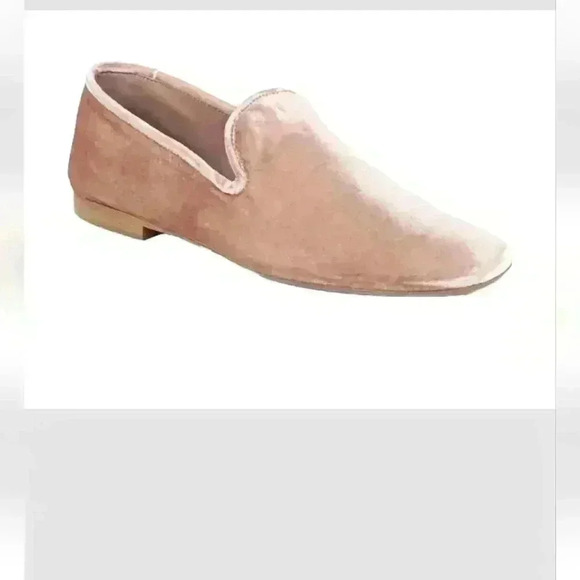 Vince Women's Rose Quartz Bray Velvet Smoking Slippers 9.5